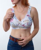 Soft cotton bra without wires 5858P Kudreshov