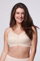 Soft bra with front fastening beige 9213O Kudreshov